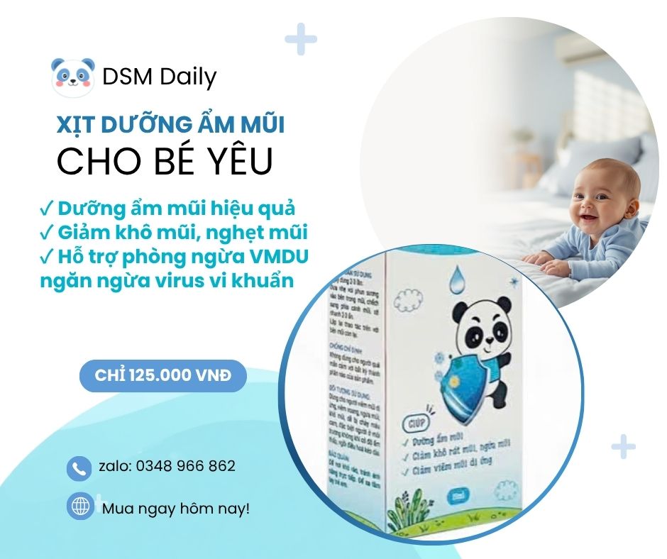 Xịt dưỡng mũi DSM Daily